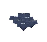 Levi's Solid Basic - Slip da uomo in cotone biologico, confezione da 6, blu navy, M