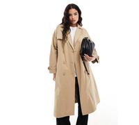 Levi's - Spade - Trench comodo in twill color cuoio con cintura-Marrone L