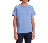 Levi's SS Classic Pocket Tee T-Shirt, Slub in Denim Sbiancato, S Uomo