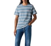 Levi's SS Original HM Tee Maglietta, Rowan Stripe Steam B, M Uomo