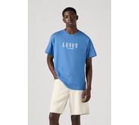 Levi's SS Relaxed Fit Tee, T-Shirt Uomo, Serif Logo Dutch Blu, L