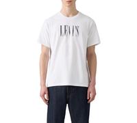 Levi's SS Relaxed Fit Tee T-Shirt, Distressed Serif 3 W, L Uomo