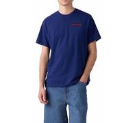 SS Relaxed Fit Tee Ssnl Serif 6 Blue Dep, Tbd104, S