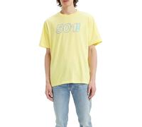 Levi's SS Relaxed Fit Tee, T-Shirt Uomo, 501 Logo Outline Lemonade, S
