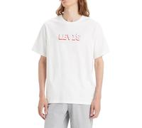 Levi's SS Relaxed Fit Tee, T-Shirt Uomo, Headline Drop Shadow White, XL