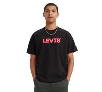 Levi's SS Relaxed Fit Tee, T-Shirt Uomo, Headline Logo Caviar, S