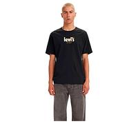 Levi's SS Relaxed Fit Tee, T-Shirt Uomo, Holiday Poster Caviar, S