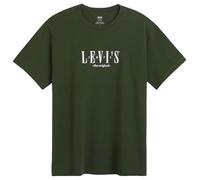Levi's SS Relaxed Fit Tee, T-Shirt Uomo, Serif Logo Kombu Gre, M