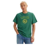 Levi's SS Relaxed Fit Tee, T-Shirt Uomo, Varsity Logo Patch Bistro Green, S
