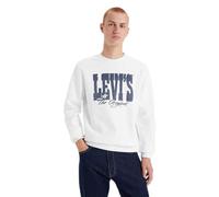 Levi's Standard Graphic Crew, Felpa Uomo, Western Htg Logo White+, XS