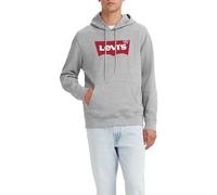 Levi's Standard Graphic Sweatshirt, Felpa con Cappuccio Uomo, Logo Two Color Heather Gray, M