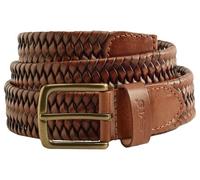 Levi's Stretch Braid Belt Cintura in Pelle Composizione, Marrone-Leather Brown, 95 cm Uomo