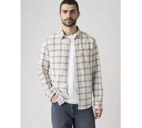 Levi's - Sunset 1 - Camicia color pietra a quadri con tasca standard-Multi L
