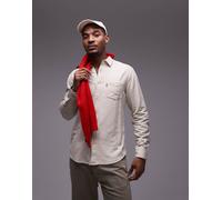 Levi's - Sunset - Camicia vestibilità classica beige in misto cotone e lino con 1 tasca-Neutro XL