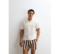 Levi's - Sunset Camp - Camicia a maniche corte color pietra chiaro ricamata-Neutro S
