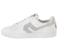 Levi's - Swift - Sneakers in pelle bianche con linguetta color crema-Bianco 39