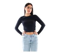 Levi's - T-shirt a maniche lunghe Essential Baby Tee - - Tops - Donna - Nero - XS
