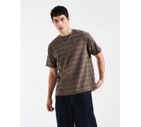 Levi's T-shirt a righe marrone S