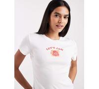 Levi's T-shirt baby con stampa grafica bianca-Bianco XS