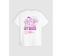 Levi's - T-shirt comoda bianco sporco con stampa "Off Beets" sul retro S