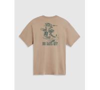 Levi's - T-shirt comoda marrone con stampa "No Days Off" sul retro S