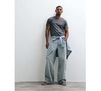 Levi's T-shirt con logo batwing originale in antracite-Grigio M