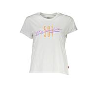 T-shirt Levi's Graphic Authentic manica corta bianco puro donna - XS
