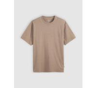 Levi's - T-shirt oversize beige tinta in capo vintage con logo tono su tono-Neutro XL