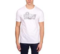 T-shirt Levi's Graphic Crewneck manica corta bianco puro nero - M