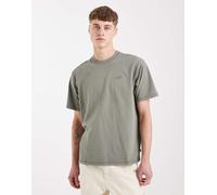 Levi's - T-shirt vintage kaki tinta in capo con etichetta rossa-Verde M