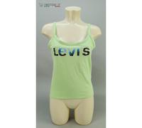 Levi's Tank Top Levis Canotta Palma di Maiorca Verde Summer Beach Barca Vintage