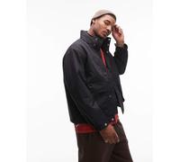 Levi's - Tehama - Giacca impermeabile multitasche nera con cappuccio-Nero S