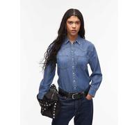Levis TEODORA WESTERN SHIRT women Shirts & Blouses blue in taglia:XS