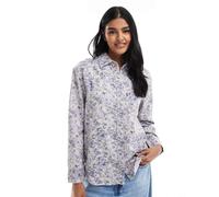 Levi's - Teodora - Camicia in denim blu a fiori stile western S