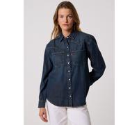 Levi's - TEODORA WESTERN SHIRT MED INDIGO - WORN Blu - Abbigliamento XS Blu