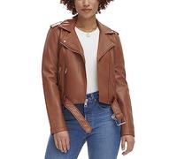 Levi's The Belted Faux Leather Moto Jacket (Regular & Plus Size) Giacca in Ecopelle, Cammello, 1X Donna