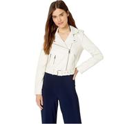 Levi's The Belted Faux Leather Moto Jacket (Regular & Plus Size) Giacca in Ecopelle, Oyster Bianco, M Donna