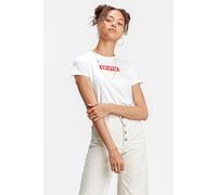 Levi's The Perfect Tee, T-Shirt Donna, Box Tab White Plus, XS
