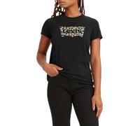 LEVI'S ® Maglietta 'The Perfect Tee' écru / nero, Taglia S