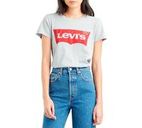 LEVI'S ® Maglietta 'The Perfect Tee' grigio sfumato / rosso, Taglia S