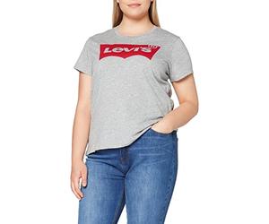 Levi's The Perfect Tee, T-Shirt Donna, Batwing Smokestack Heather, S