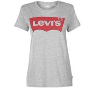 Levi's The Perfect Tee T-Shirt, Batwing Smokestack Heather, XXS Donna