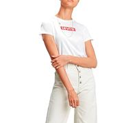 Levi's The Perfect Tee, T-Shirt Donna, Box Tab White Plus, S