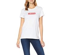 Levi's The Perfect Tee, T-Shirt Donna, Box Tab White Plus, XXS