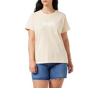 Levi's The Perfect Tee, T-Shirt Donna, Poster Logo Peach Puree, S