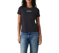 Levi's The Perfect Tee, T-Shirt Donna, Serif EMB Caviary, M