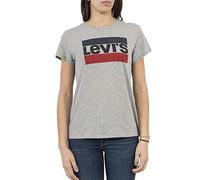 Levi's The Perfect Tee, T-Shirt Donna, Sportswear Smokestack Heather, S