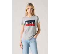 Levi's The Perfect Tee, T-Shirt Donna, Sportswear Logo Heather Grey, S