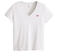 Levi's The Perfect V-Neck, T-Shirt Donna, Orbit Heather Gray Cotton, XS