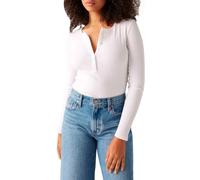 Levi's Dry Goods Vacationer LS Maglietta a Maniche Lunghe Senza Collo, Bianco, M Donna
